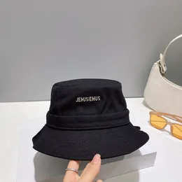 Chapéu Bob jacqmus Designer de luxo LE BOB GADJO BUCKET HAT Chapéu de pescador preto masculino e feminino