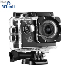 Sports Action Video Cameras Winait 720p Sportkamera A7 Vattentät 30 meter med 2,0 '' TFT Display YQ240119