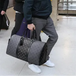 Tasarımcılar Moda Duffel Bags Lüks Erkekler Kadın Seyahat Çantaları Deri Çantalar Büyük Kapasite Houdall Bagajda Taşınıyor Gecelik Haftalık Çantası 41412# A255