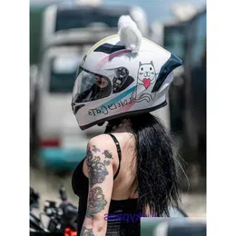 Motorcycle Helmets Agv New National Standard 3C Certification For Men And Women Electric Safety Fl Four Seasons Winter Knights Xrca Dr Dh8B6