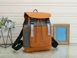 Zack designer Zaino in pelle da uomo Borse da viaggio Zaini Copri cravatta Corda Zaino Grande capacità Alpinismo Sport Hasp Bag Borsone da viaggio A256