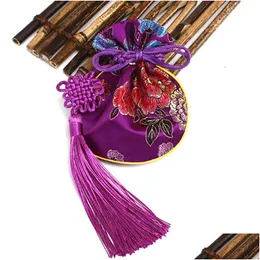 Torby saszetkowe niosące starożytny styl ay tsao chińskie torebkę upuszczenie dostawy domu dekoracje ogrodowe zapachy dhdop