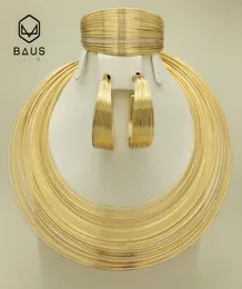 Baus eritrea dubai Arabic Gold Jewelry Set Ethiopian Gold Color Nigerian Wedding African Beads Jewelry Set Ethiopian3016847