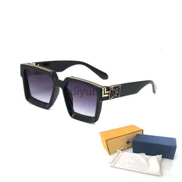 Top-Designer-Luxus-Sonnenbrille für Damen, 96006, modische Herren-Sonnenbrille, UV-Schutz, Designer-Brille, Farbverlauf, Metallscharnier, Damenbrille mit Originalverpackung