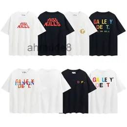 Gall Tee Depts T Shirts Mens Designer Thirt T-Shirt Sleeves Shorts Rainbow Letter Printed Fashion Leisure Cottons size size s-xl vwv6