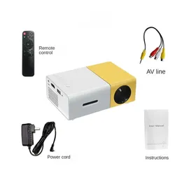 YG300 Pro LED Mini Portable 800 Lumens Wsparcie 1080p Full HD Playback kompatybilny z USB Projektora gier kina domowego USB