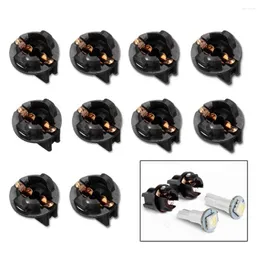 Lighting System 10pcs Twist Lock Wedge Bases Lamp Car Universal T10 Instrument Panel Socket Dash Bulb Plug Holder Accessories For