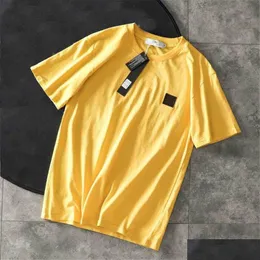 Męskie koszulki męskie koszulki Summer Men Men krótki rękaw Top Designer Tees Badge koszulka Mężczyzna