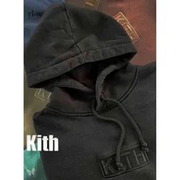 Kith Hoodie Sweatshirts 2023 New Embroidery Kith Hoodie Sweatshirts Men Men Boxフード付きスウェットシャツ品質