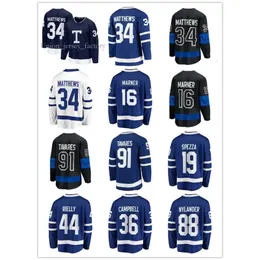 CUSTOM Custom Men Women Toronto Maple''leafs''hockey Jerseys Auston Matthews 34 Marner 16 John Tavares 91 Nylander 88 Rielly 44 Campbell 36 2257