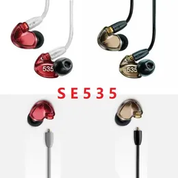 سماعات الرأس الجديدة SE535 IEM Wired Earphone Hifi Deear Headpuds Highfidelity Stereo Lovement Love 3.5mm Professional Sports