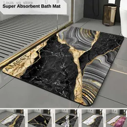 Carpet Super Water Absorbent Floor Bath Mat Toilet Shower Quick Dry Rubber Door Mat Nordic Non-slip Diatomaceous Small Bathroom Carpet T240118