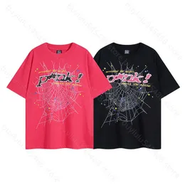 6fyh Spider Web Men's T-shirt Projektant SP5DER Damskie T-koszulki Moda 55555 Krótkie rękawie Summer Celebrity TAM STYL STYL Casual okrągła szyja unisex