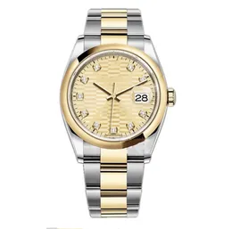 Ladies 'Watches Unisex Designer Watch 36mm 고품질 자동 기계 904L 스테인리스 스틸 Luminous Wristwatches 방수 시계 Montre de Luxe Gifts