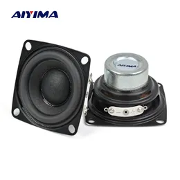 스피커 AIYIMA 2PCS 2 인치 전체 범위 스피커 20 코어 4 Ohm 10W 애호가 DIY 플랫 아크 고무 가장자리 네오디뮴 자석 Hifi 스피커