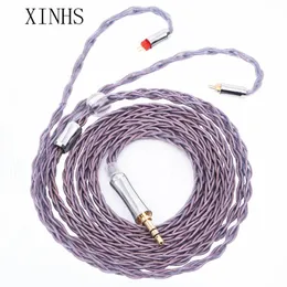 Accessories XINHS High Purity 6N Single Crystal Copper Earphone Upgrade Cable