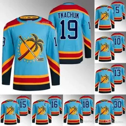 커스텀 리버스 레트로 플로리다 플로리다 '패스 터즈 마트 튜 (Tkachuk Jersey Jersey Aaron Ekblad Aleksander Barkov Marc Staal Spencer Knight Patric Hornqvist 1824 3131 3838