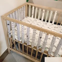 Bed Rails In Stock 12Pcs Lot Baby Crib Bumper Keeper Bedding Bedside Protective Anti-Collision E 240113 Drop Delivery Kids Maternity S Dh8Yb