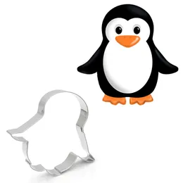 Cortador de galletas de pingüino, molde de galletas de acero inoxidable para hornear Diy 122277