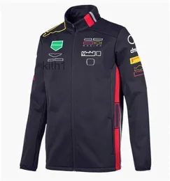 F1 Formula One Racing Pull à capuche Team Service Suit Veste coupe-vent et chaud 0KZX