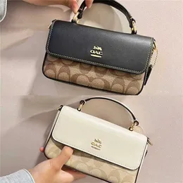 Nova mini bolsa feminina Josie clássica flor antiga cor contraste um ombro crossbody caixa pequena bolsa quadrada 70% de desconto na venda on-line