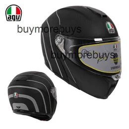 Casque de moto intégral ouvert Agv casque léger en fibre de carbone pour hommes et femmes équitation casque de moto anti-buée toutes saisons universel MGNP