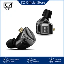 Hörlurar KZ DFI DFI Kabelformad bäst i Ear IEMS HIFI EARPHONES 4 Level Tuning Switches Innovativ exakt metod Dynamisk hörlurar Monitor