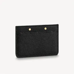 M69171 Floral Embossed CARD HOLDER Designer Womens Mini Sarah Clemence Key Pouch Pochette Accessoires Coin Purse Neo Porte Cartes 206P