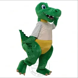 Crocodile Mascot Costume Cartoon Theme Character Carnival Unisex Halloween Carnival vuxna födelsedagsfest Fancy outfit för män kvinnor