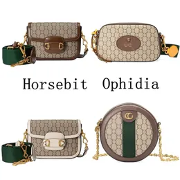 10a Ophidia tiger tote Shoulder bag Luxurys Womens handbags crossbody Messenger camera bags man designer clutch saddle bag fashion canvas round Hobo chain Even Bags