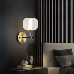 Wall Lamp Crystal Modern LED Lamps Creative Bedroom Indoor Bedside Light Living Dining Room Stair Restroom Aisle