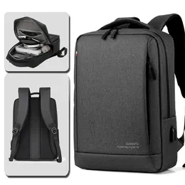 가방 남성용 15.6 인치 여행 배낭 USB 충전 포트 컴퓨터 가방 비즈니스 노트북 배낭 남성 Mochila School Tactical Bag