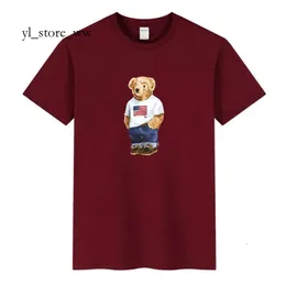 Brand Bear Men's T-shirts Designer Waterpolo Shirt Sports Summer Polo Blobiew Bawełniany moda luksusowe ubrania ubrania męskie koszulka polo 1376
