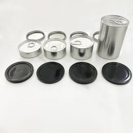 Wholesale 4 Type Empty Dry herb flower jar 3.5G 5G 7G 14G Tin Cans Herb Storage Cans Pre-Sealed Sealing Lid Cover Pressitin Self-seal Metal Tin Cans