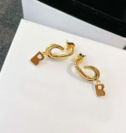 2024 Projektanci kolczyków stadninu Biżuteria złote kolczyki Huggie Letter Ear Studs Luksusowe obręcze Fashion Gold 925 Silver Love Kolczyki B Bijoux de Luxe Box