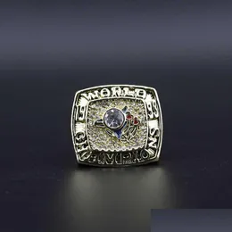 Pierścienie zespołu 1993 Toronto Bluebird Hansen Player Name Baseball Championship Pierścień Drop Reliody Jewelry DHGPF