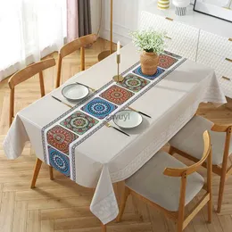 Table Cloth Nordic Bohemian Printing Rectangular Tablecloths for Table Party Decoration Waterproof Oxford Cloth Dining Tables Cover Manteles