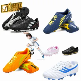 2024 Marka Sıcak Satış Açık FG sıcak kanlı savaş ayakkabıları Erkek spor futbol ayakkabıları altın güneş sarı şok emici tırnak çivi kaymaz ayakkabılar