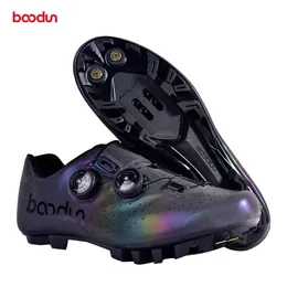 Calçados Boodun MTB Sapatos de Ciclismo Profissional Homens Mountain Bike Sapatilhas Respirável Bicicleta Corrida Selflocking Sapatos Sapatilha Ciclismo