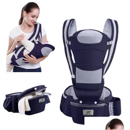 Carriers Slings Backpacks Ergonomic Baby Carrier Backpack Infant Hipseat Front Facing Kangaroo Wrap Sling Travel Bj Drop Delivery Kids Dhvoi