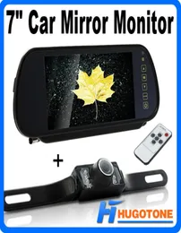HD 7 -tums bil bakifrån kamera spegel monitor tFT LCD -skärm med IR Nighvision LED Back Up Cameras9931991