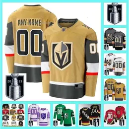 Vegas''golden''Knights'2023 Stanley Cup -tröjor Anpassade hockey jjjj Jack Eichel Mark Stone William Sson Alex Pietrangelo Jonathan She 9582 3157