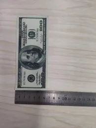 お金のコピー実際の1：2サイズのハンドルタウンペーパーバーの雰囲気インタラクティブな小道具供給USDナイトクラブスプリンクリングコイン