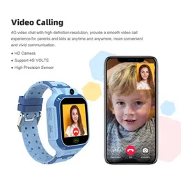 Smart Watches 2023 Nytt för Xiaomi GPS Children's Smart Watch 4G Track Video Call Camera SOS Waterproof Display Location LBS Tracker Smartwatch
