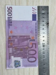 Copy Money Actual 1:2 Size Party Supplies Prop Euro Movie Banknote Paper Novelty Toys 10 20 50 100 200 500 Currency Fake Mon Tmmev