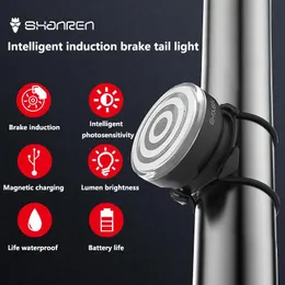 Lights 2020 Raz Pro Smart Bike Tail Light Brake Alerts AutogroupSync Bicycle Taillight For Hjälm Seat Post Saddle bakljus