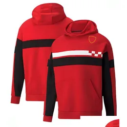 Motosiklet Giyim Yeni F1 Forma One Racing Suit Mens Serisi Hoodie Özel Takım Ortak Kazak Damlası Teslimat Otomobilleri Motosikletler Acc OT2gu