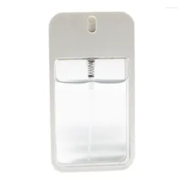 Storage Bottles 40Ml Card Spray Bottle Shape Perfume Refillable Empty Flat Type Fine Mist Atomizer Sub-Bottle Tools