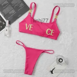 Women's Swimwear Woman Designer Luxury Versages Swimsuit Classic Womens Sexy Suit Summer Beach Letter Printing Bikini 2 PiecesEYD8EYD8