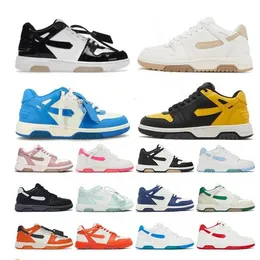 Sapatos casuais fora do escritório sneaker luxos offs tênis para caminhar designer homens mulheres correndo branco preto marinho azul panda oliva vintage angustiado treinadores esportivos